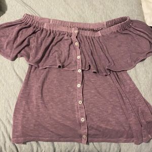 American Eagle off the shoulder top